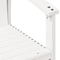 Miniatyrbilde 8 av 11: vidaXL Hagesofagruppe hvit 3 deler heltre furu