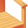 Miniatyrbilde 7 av 10: vidaXL Hagesofagruppe 3 deler voksbrun heltre furu
