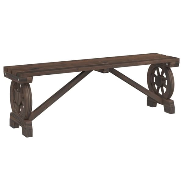 vidaXL Hagebenker 2 stk heltre gran