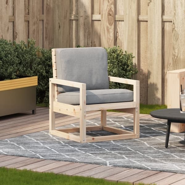vidaXL Hagestol 57,5x63x76 cm heltre furu