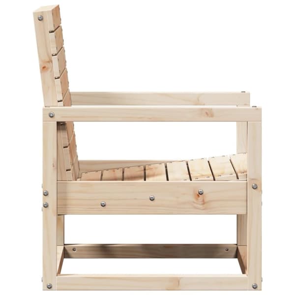 vidaXL havestol 57,5x63x76 cm massivt fyrretræ