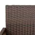 Miniatyrbillede 9 af 11: vidaXL udendørs barstole 2 stk. polyrattan brun