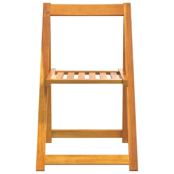 foldbare havestole 4 stk. massivt akacietræ