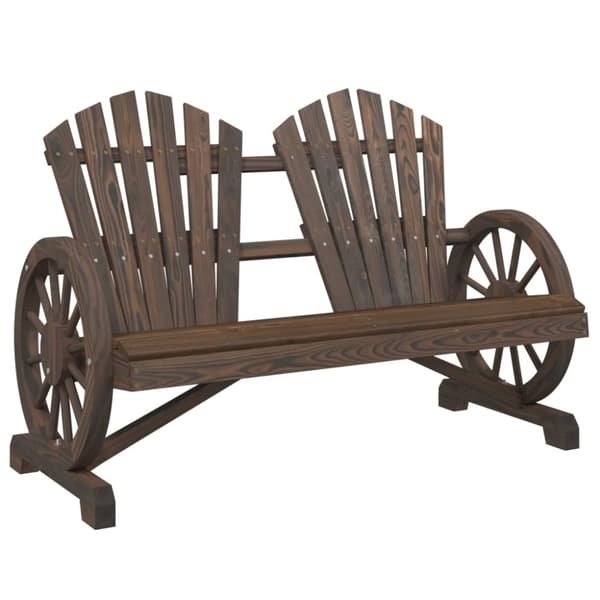 2-istuttava Adirondack puutarhatuoli täysi kuusi