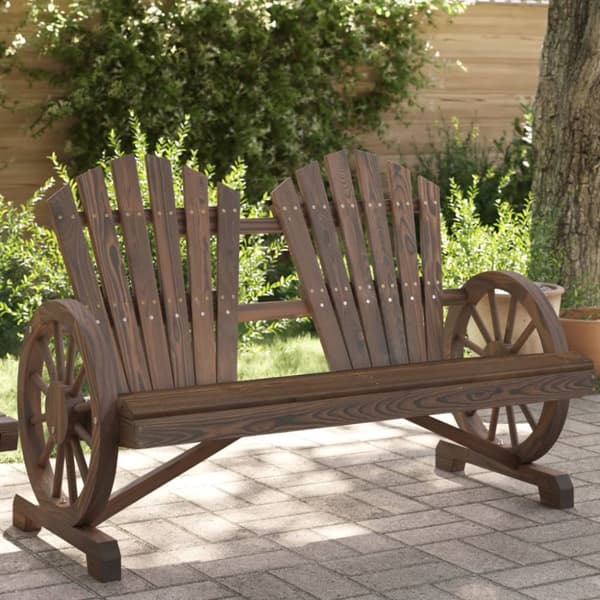 2-istuttava Adirondack puutarhatuoli täysi kuusi