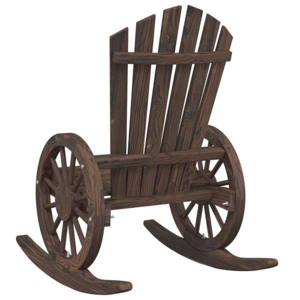 Gungstol adirondack massivt granträ