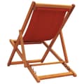 Miniatyrbillede 6 af 9: foldbare strandstole 2 stk. stof rød