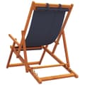 Miniatyrbillede 6 af 9: vidaXL foldbare strandstole 2 stk. stof blå