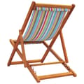 Miniatyrbillede 6 af 9: vidaXL foldbare strandstole 2 stk. stof flerfarvet