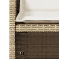Miniatyrbillede 8 af 11: vidaXL havestole 4 stk. med hynder polyrattan beige