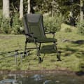 Miniatyrbillede 11 af 11: vidaXL fiskestol med armlæn foldbar grøn