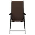 Miniatyrbillede 5 af 11: vidaXL havestole 8 stk. foldbar polyrattan brun