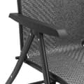 Miniatyrbillede 10 af 11: vidaXL havestole 8 stk. foldbar polyrattan grå