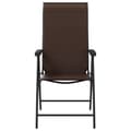 Miniatyrbillede 5 af 11: vidaXL havestole 4 stk. foldbar polyrattan brun