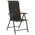 Miniatyrbillede 4 af 11: vidaXL havestole 8 stk. foldbar polyrattan sort