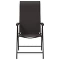 Miniatyrbillede 5 af 11: vidaXL havestole 8 stk. foldbar polyrattan sort