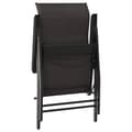 Miniatyrbillede 6 af 11: vidaXL havestole 8 stk. foldbar polyrattan sort