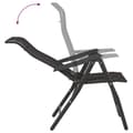 Miniatyrbillede 9 af 11: vidaXL havestole 8 stk. foldbar polyrattan sort