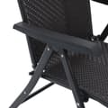 Miniatyrbillede 10 af 11: vidaXL havestole 8 stk. foldbar polyrattan sort