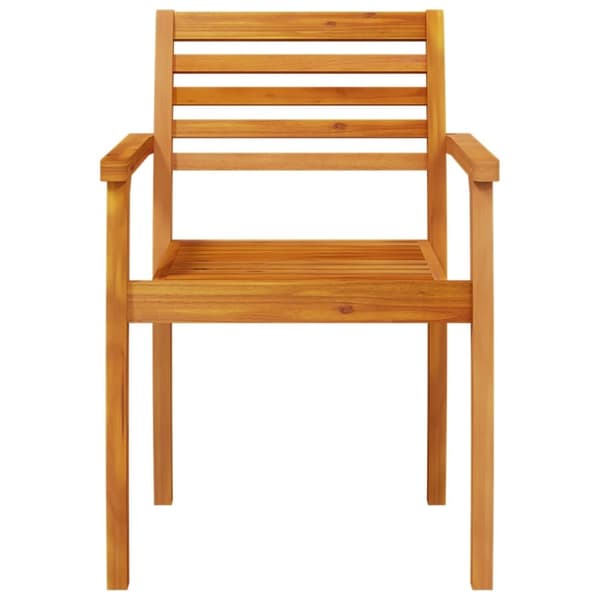 vidaXL havestole 8 stk. 59x55x85 cm massivt akacietræ