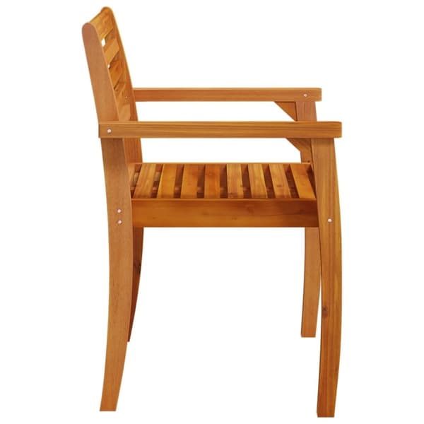 vidaXL havestole 8 stk. 59x55x85 cm massivt akacietræ