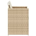 Miniatyrbillede 5 af 11: vidaXL havestole 4 stk. med hynder polyrattan beige