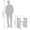 Miniatyrbillede 10 af 11: vidaXL havestole 4 stk. med hynder polyrattan beige