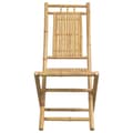 Miniatyrbillede 5 af 10: vidaXL foldbare havestole 4 stk. 46x66x99 cm bambus