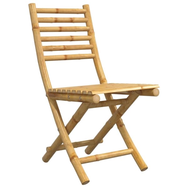 vidaXL Sammenleggbare hagestoler 8 stk 43x54x88 cm bambus