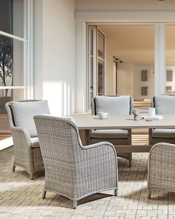 Sett med 2 Hagestoler Beige Lyst Akasietre Foldbar Utendørs Terrasse