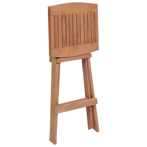 vidaXL foldbare barstole 2 stk. massivt teaktræ - Havestole