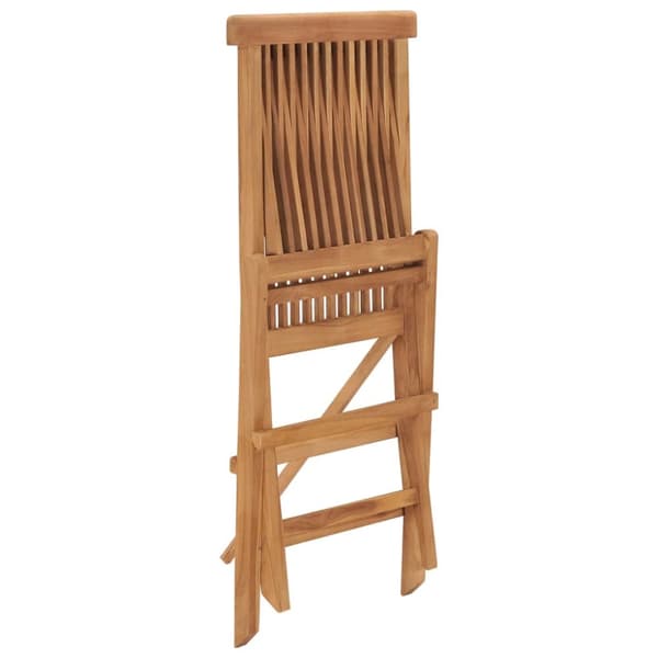 vidaXL foldbare havestole 2 stk. massivt teaktræ - Havestole