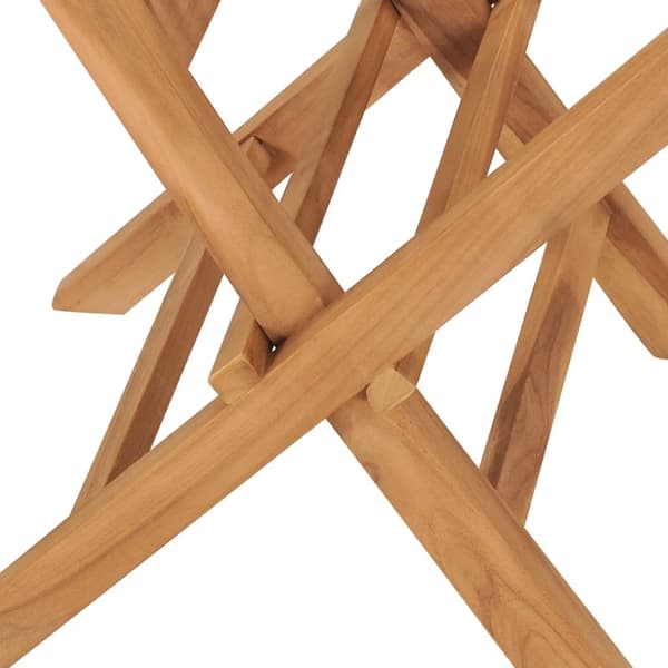 vidaXL foldbare havestole 2 stk. massivt teaktræ - Havestole