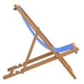 Miniatyrbillede 5 af 9: vidaXL dækstol 56x105x96 cm teak blå -  Havestole
