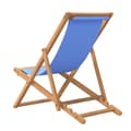 Miniatyrbillede 6 af 9: vidaXL dækstol 56x105x96 cm teak blå -  Havestole