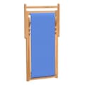 Miniatyrbillede 7 af 9: vidaXL dækstol 56x105x96 cm teak blå -  Havestole