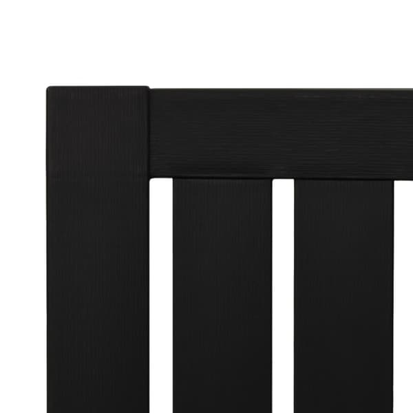 vidaXL Adirondack-havestol polypropylen sort - Havestole