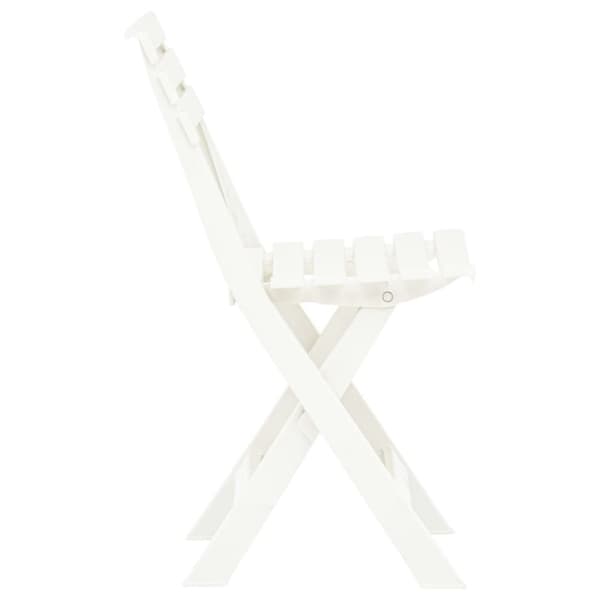 vidaXL foldbare havestole 2 stk. plastik hvid - Havestole