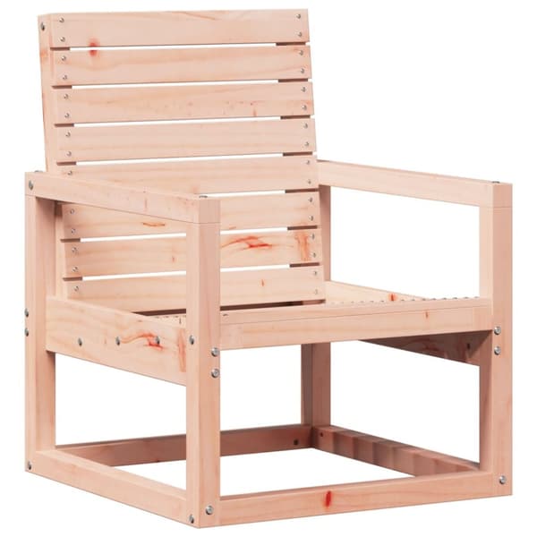 vidaXL Trädgårdsstol 57,5x63x76 cm massiv douglasträ - Utestolar