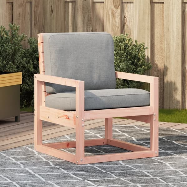 vidaXL Trädgårdsstol 57,5x63x76 cm massiv douglasträ - Utestolar