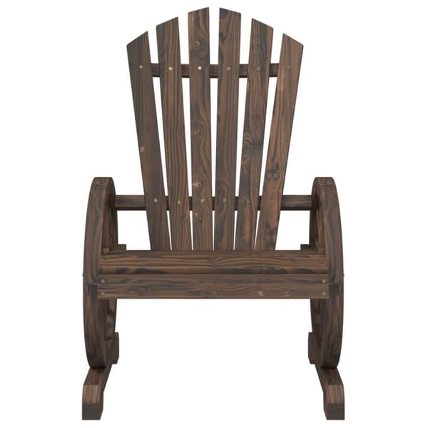vidaXL Adirondackstolar 2 st massivt granträ - Utestolar