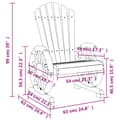Miniatyrbild 11 av 11: vidaXL Adirondackstolar 2 st massivt granträ -  Utestolar