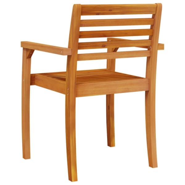 vidaXL Trädgårdsstolar 2 st 59x55x85 cm massivt akaciaträ - Utestolar
