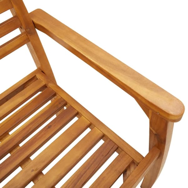 vidaXL Trädgårdsstolar 2 st 59x55x85 cm massivt akaciaträ - Utestolar