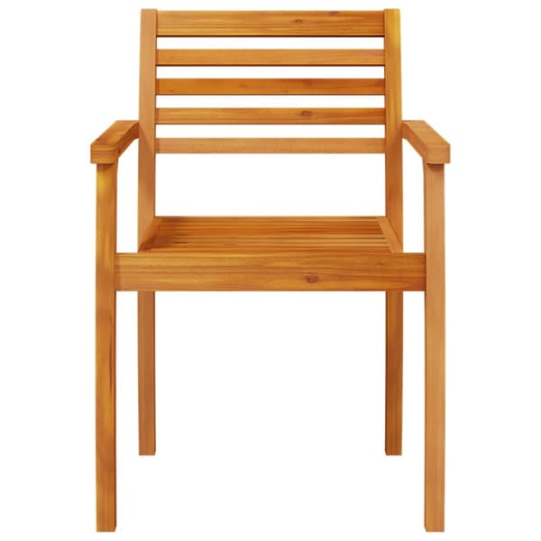 vidaXL havestole 6 stk. 59x55x85 cm massivt akacietræ - Havestole