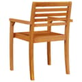 Miniatyrbillede 8 af 11: vidaXL havestole 6 stk. 59x55x85 cm massivt akacietræ -  Havestole