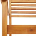 Miniatyrbillede 10 af 11: vidaXL havestole 6 stk. 59x55x85 cm massivt akacietræ -  Havestole