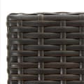 Miniatyrbillede 8 af 9: The Living Store barstole 4 stk. polyrattan brun -  Havestole