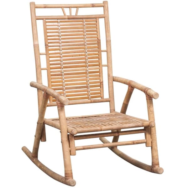 The Living Store Gungstol med dyna bambu - Utestolar
