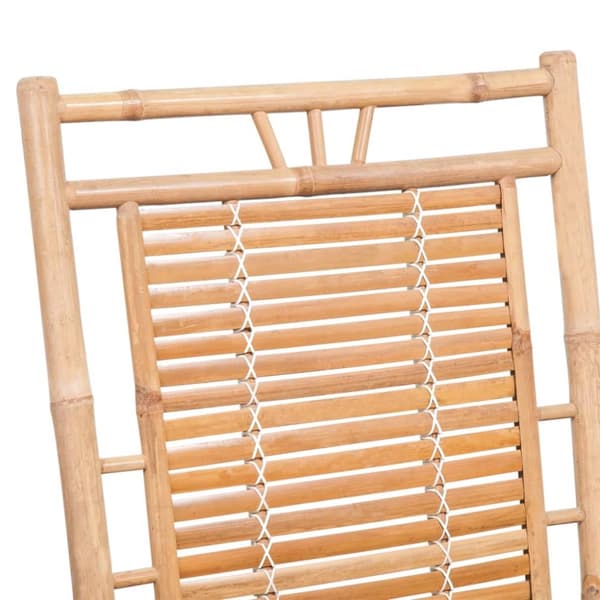 The Living Store Gungstol med dyna bambu - Utestolar
